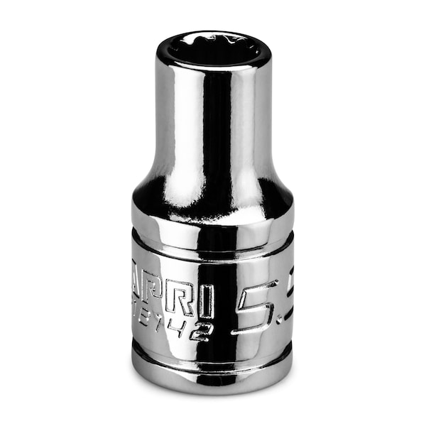 Capri Tools 1/4 in Drive 5.5 mm 12-Point Metric Shallow Socket CP16142 - main